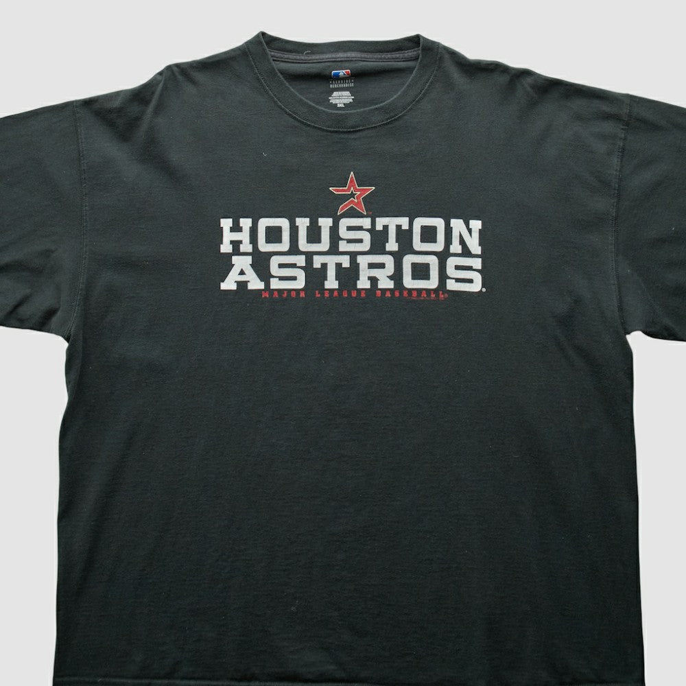 Houston Astros 2000s T-Shirt - Black - 3XL by Fanatics Real Vintage T-shirts