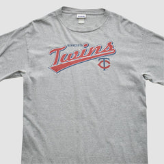 Minnesota Twins CSA 2000s T-Shirt - Gray - M by Fanatics Real Vintage T-shirts