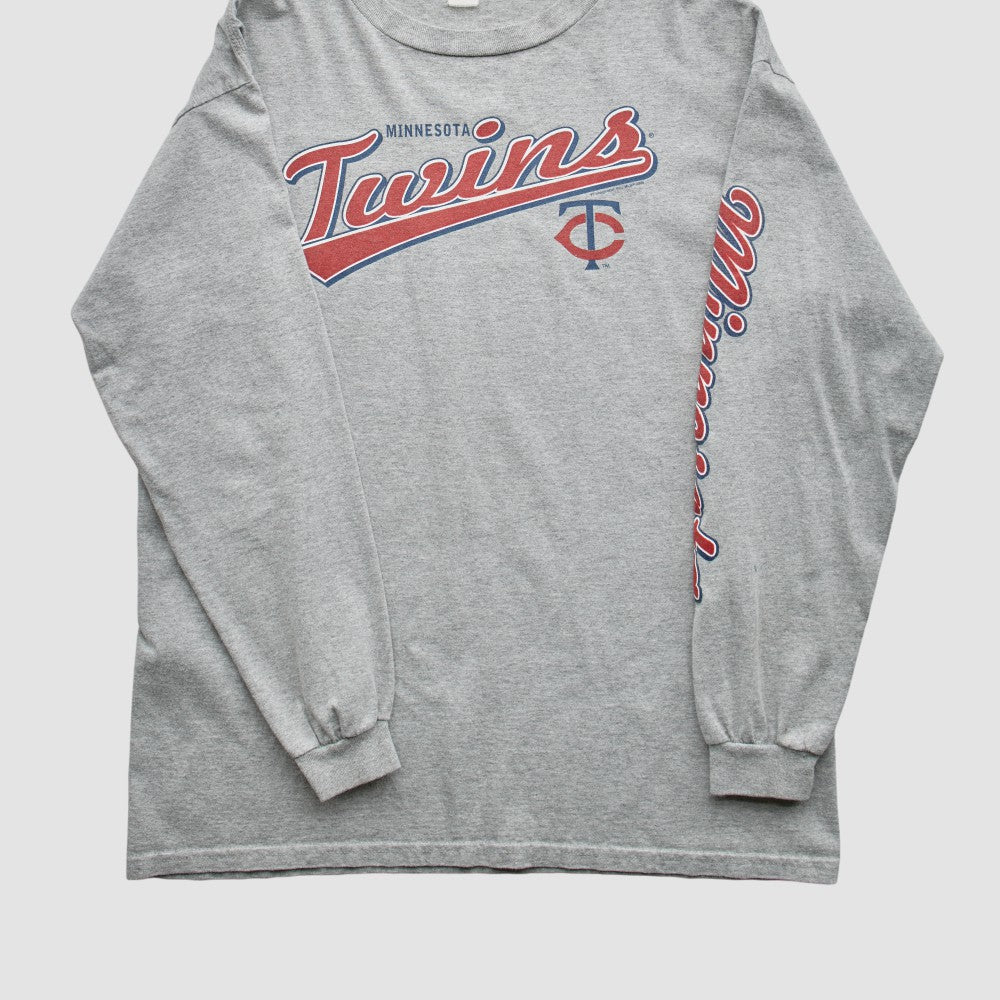 Minnesota Twins CSA 2000s T-Shirt - Gray - M by Fanatics Real Vintage T-shirts