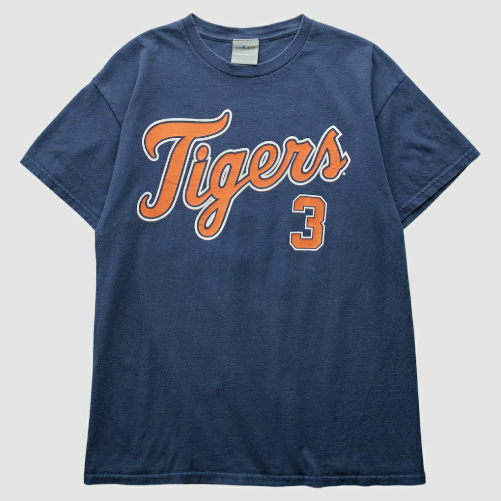 Detroit Tigers 2000s T-Shirt - Navy - S by Fanatics Real Vintage T-shirts