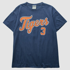 Detroit Tigers 2000s T-Shirt - Navy - S by Fanatics Real Vintage T-shirts