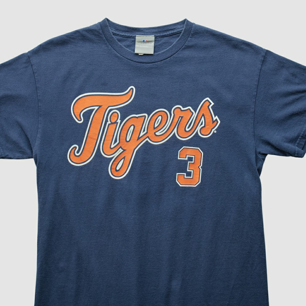 Detroit Tigers 2000s T-Shirt - Navy - S by Fanatics Real Vintage T-shirts