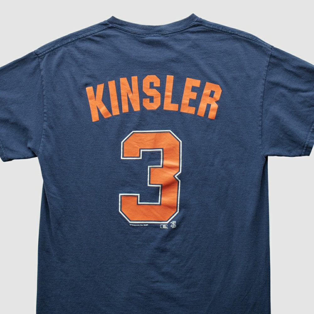 Detroit Tigers 2000s T-Shirt - Navy - S by Fanatics Real Vintage T-shirts