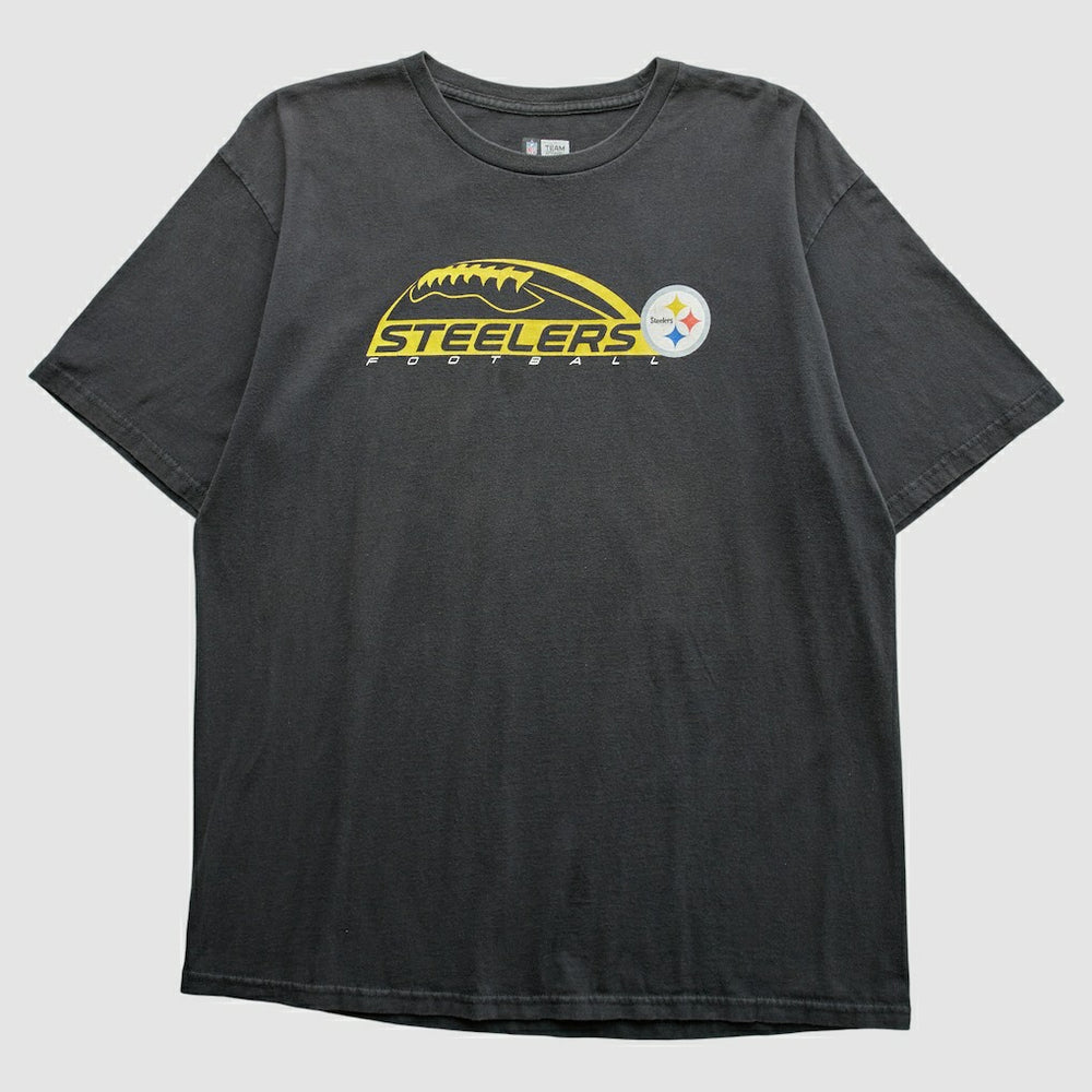 Pittsburgh Steelers 2010s T-Shirt Black Vintage