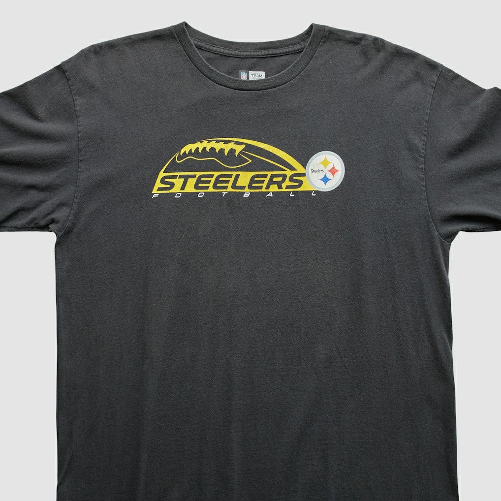Pittsburgh Steelers 2010s T-Shirt Black Vintage