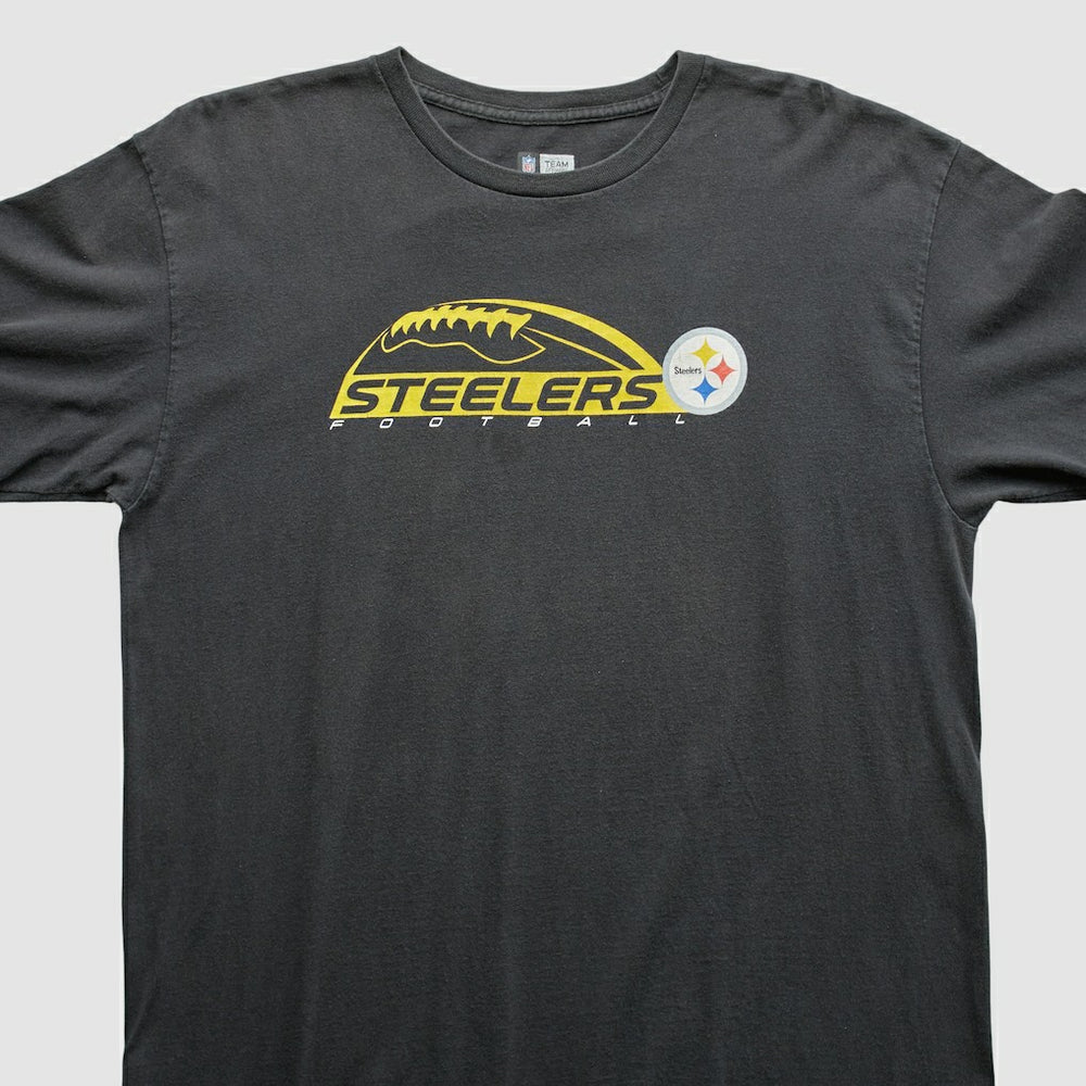Pittsburgh Steelers 2010s T-Shirt Black Vintage