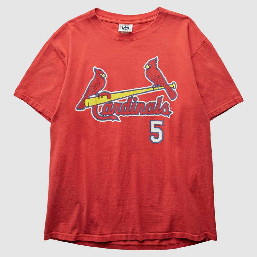 St. Louis Cardinals Lee Apparel 2000s T-Shirt - Red - S by Fanatics Real Vintage T-shirts