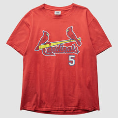 St. Louis Cardinals Lee Apparel 2000s T-Shirt - Red - S by Fanatics Real Vintage T-shirts
