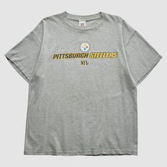 Pittsburgh Steelers NFL 2000s T-Shirt Gray Vintage