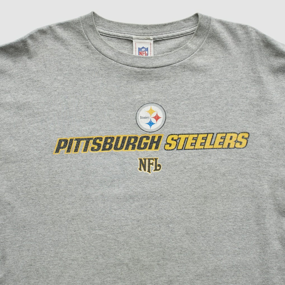 Pittsburgh Steelers NFL 2000s T-Shirt Gray Vintage