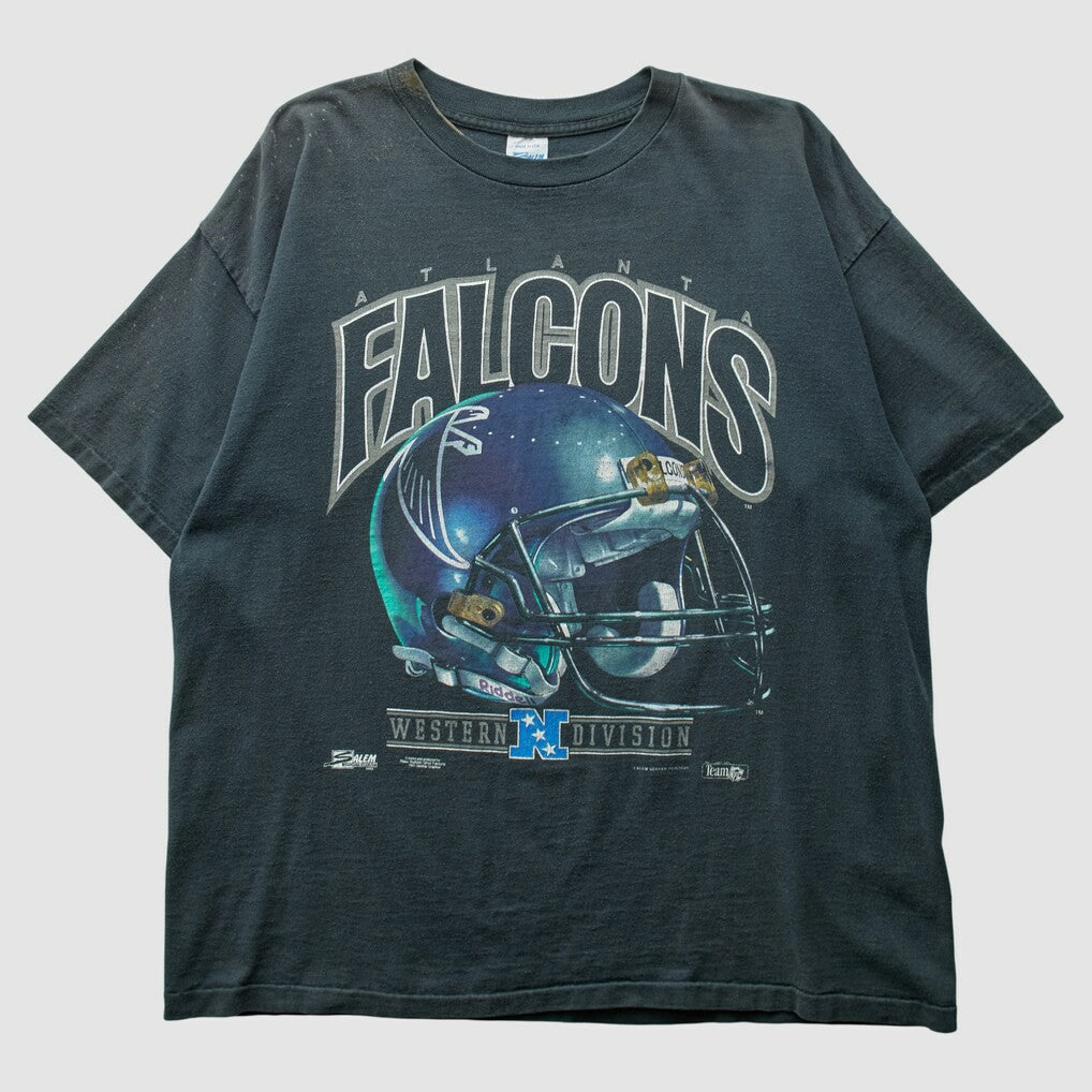 Atlanta Falcons m 1991 T-Shirt Black Vintage