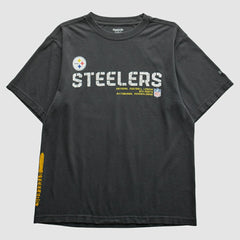 Pittsburgh Steelers Reebok 2000s T-Shirt Black Vintage