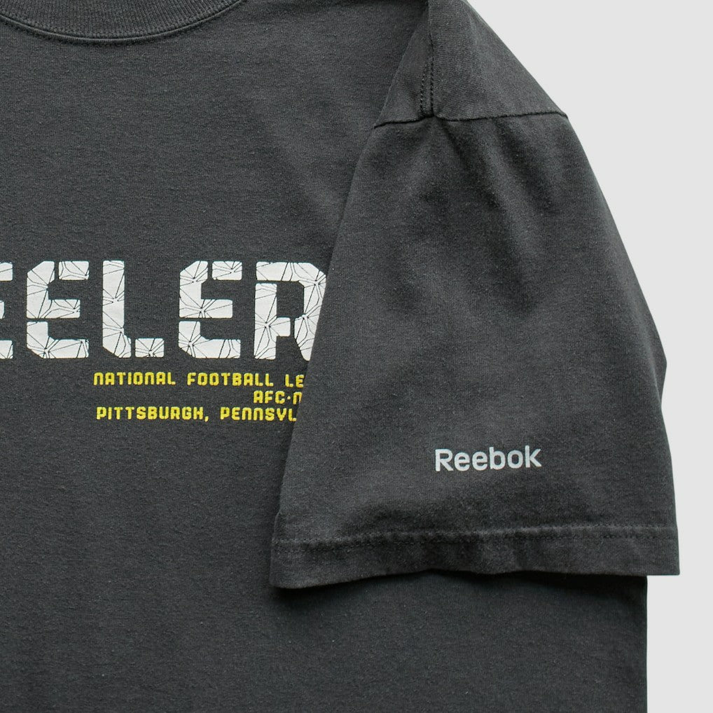 Pittsburgh Steelers Reebok 2000s T-Shirt Black Vintage