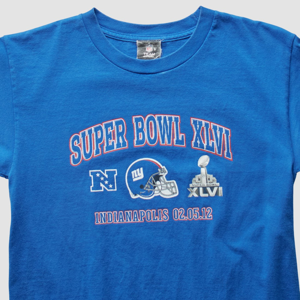 New York Giants NFL 2012 T-Shirt Blue Vintage