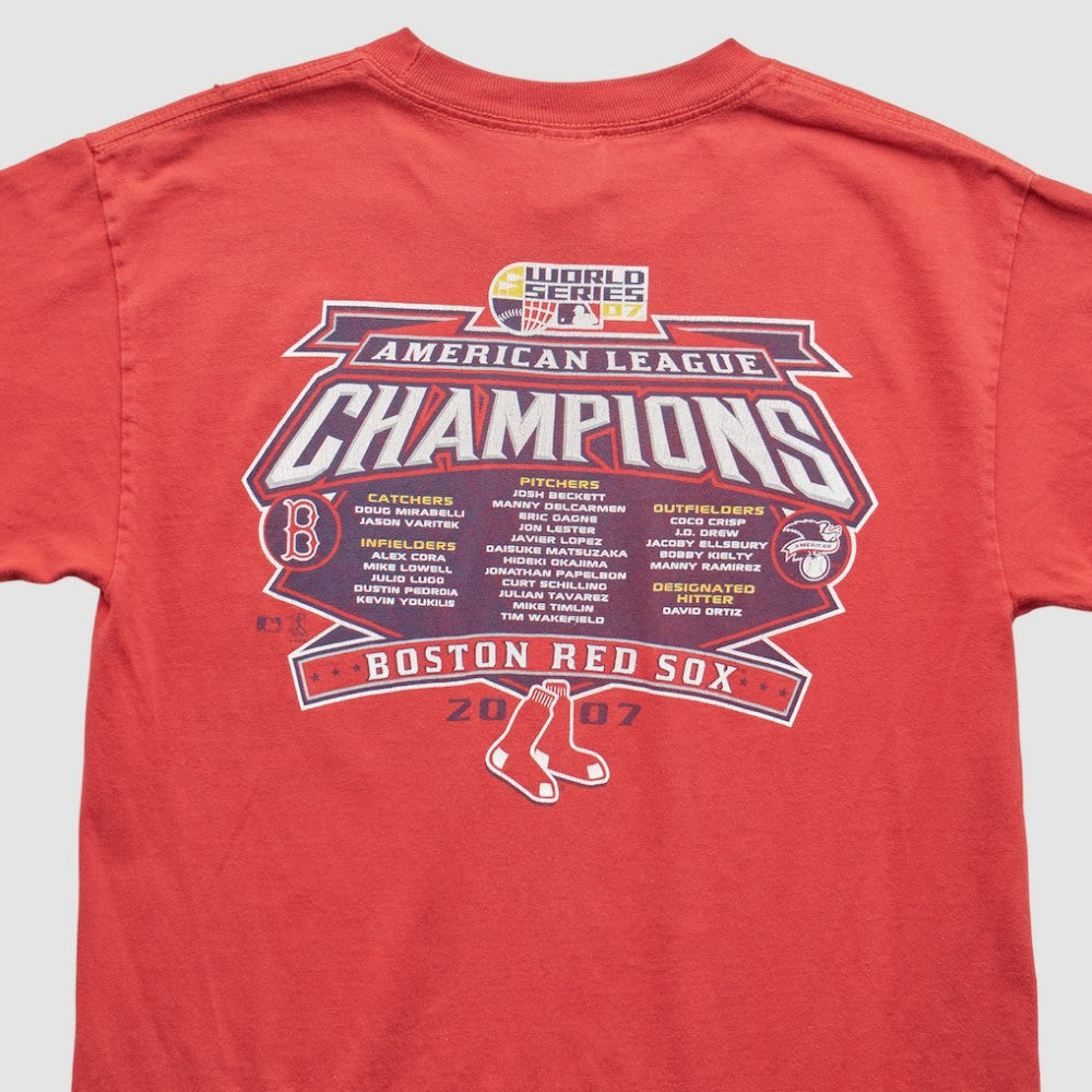 Boston Red Sox Majestic 2007 T-Shirt - Red - XS by Fanatics Real Vintage T-shirts