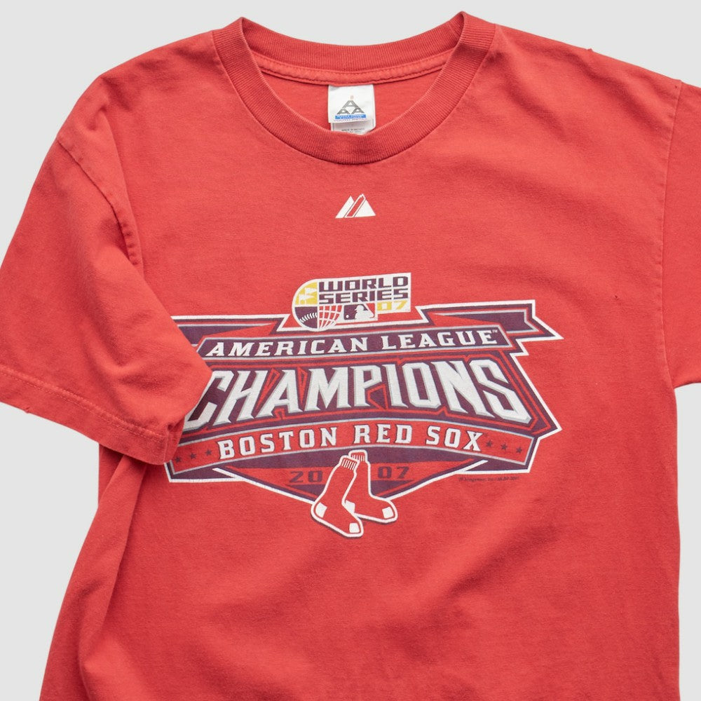 Boston Red Sox Majestic 2007 T-Shirt - Red - XS by Fanatics Real Vintage T-shirts