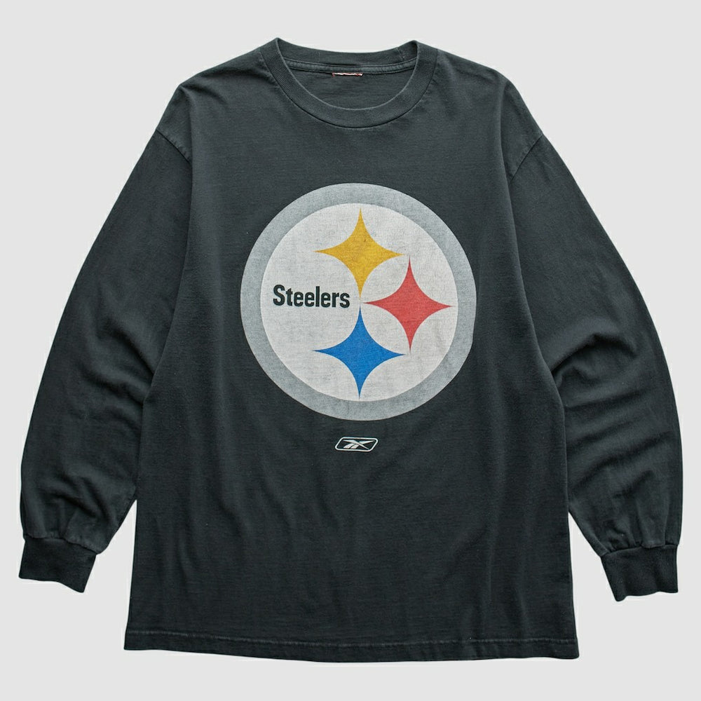 Pittsburgh Steelers Reebok 2000s T-Shirt Black Vintage