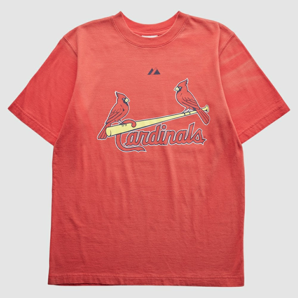 St. Louis Cardinals Majestic 2000s T-Shirt - Red - S by Fanatics Real Vintage T-shirts