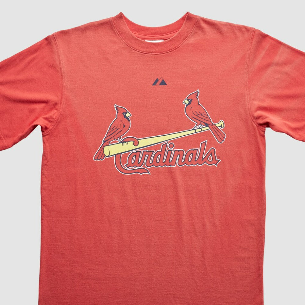 St. Louis Cardinals Majestic 2000s T-Shirt - Red - S by Fanatics Real Vintage T-shirts