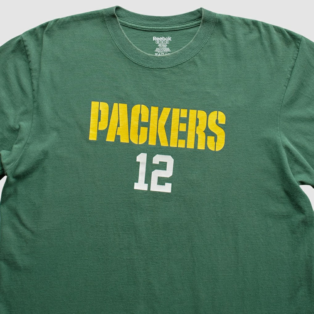 Green Bay Packers Reebok 2008 T-Shirt Green Vintage