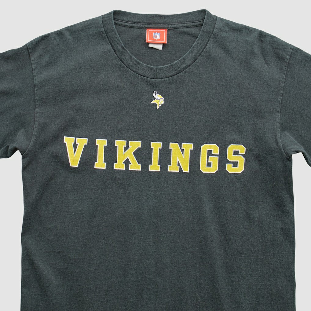 Minnesota Vikings NFL 2000s T-Shirt Black Vintage