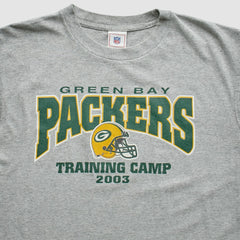 Green Bay Packers NFL 2003 T-Shirt Heather Gray Vintage