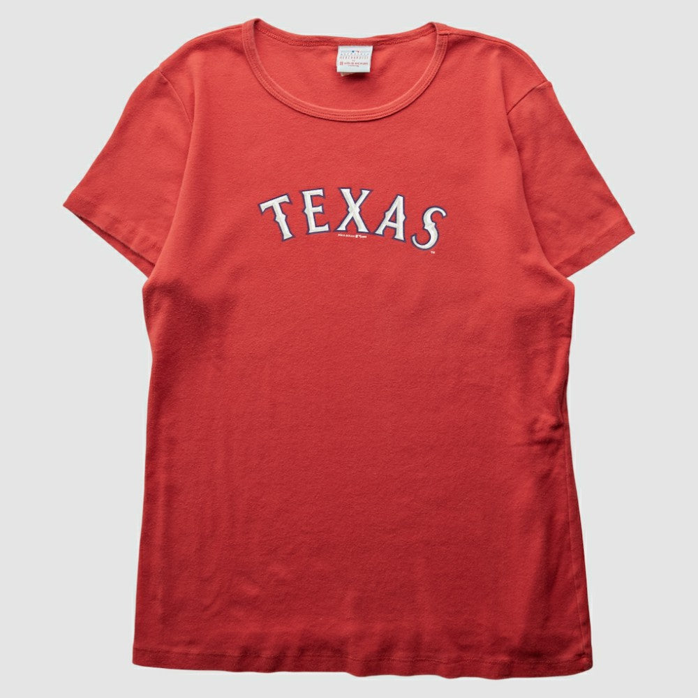 Texas Rangers 2009 T-Shirt - Red - S by Fanatics Real Vintage T-shirts