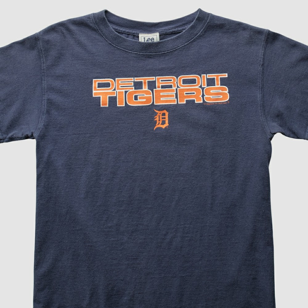 Detroit Tigers Lee Apparel 2000s T-Shirt - Navy - S by Fanatics Real Vintage T-shirts