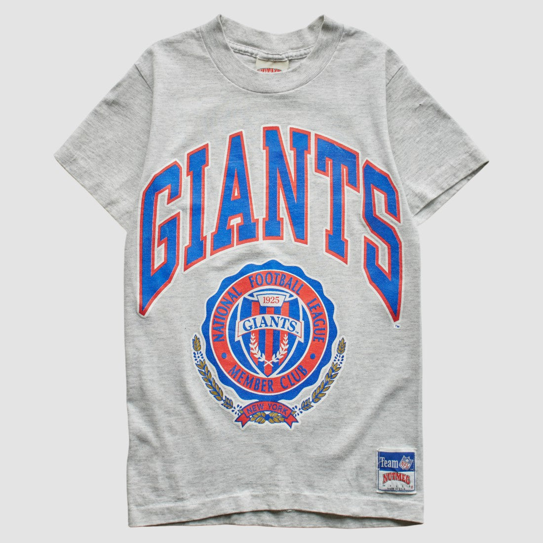 New York Giants Nutmeg Mills 90s T-Shirt Heather Gray Vintage