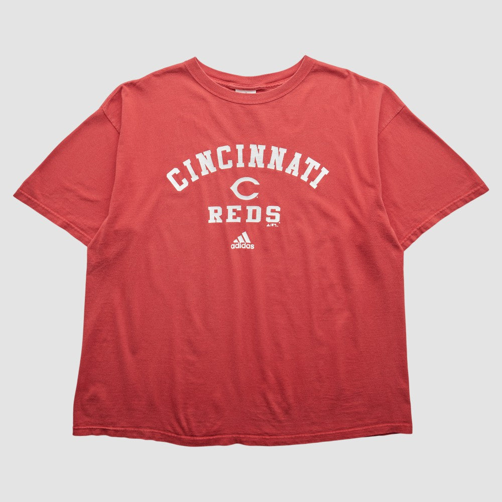 Cincinnati Reds Adidas 2010s T-Shirt - Red - XL by Fanatics Real Vintage T-shirts