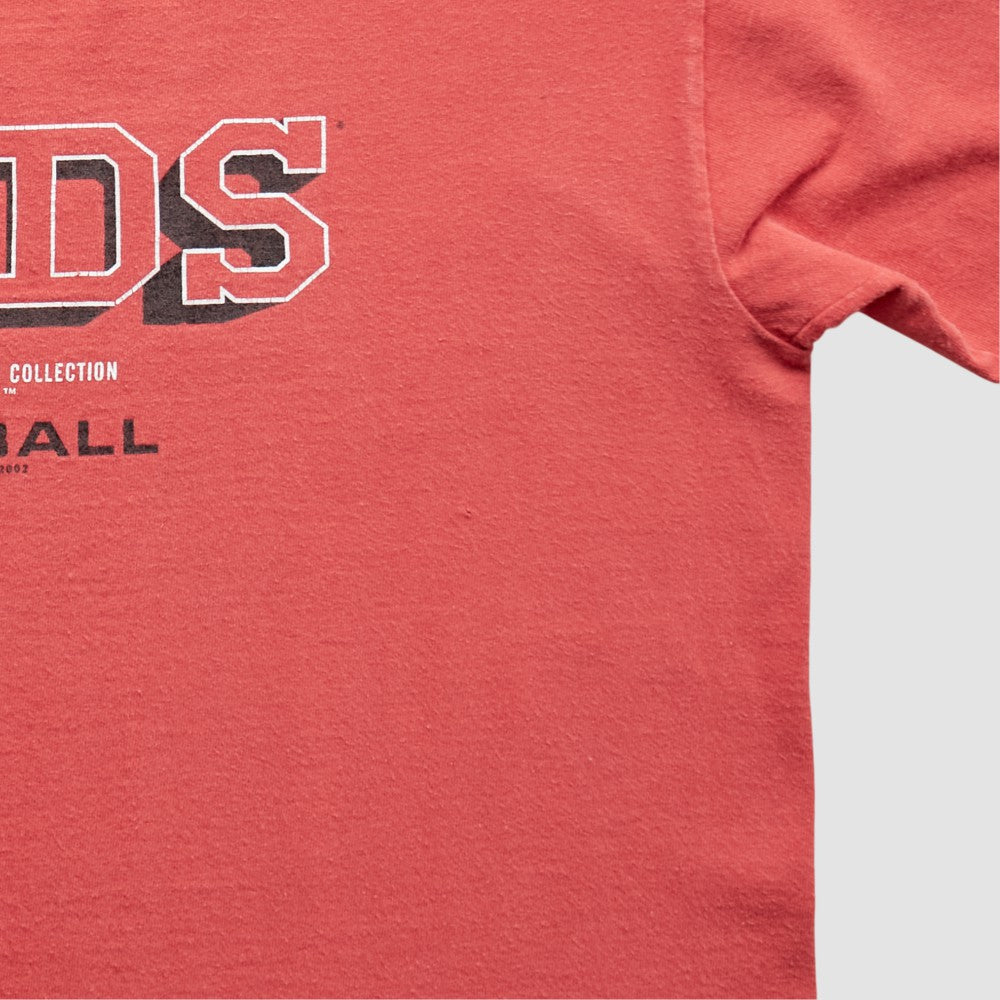 Cincinnati Reds Majestic 2002 T-Shirt - Red - XS by Fanatics Real Vintage T-shirts