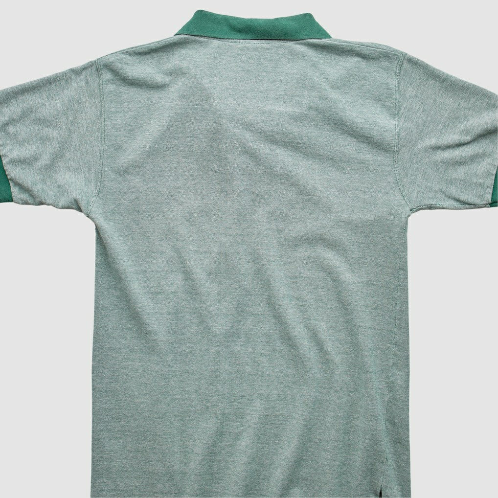 Green Bay Packers Majestic 90s Polo Heather Gray Vintage