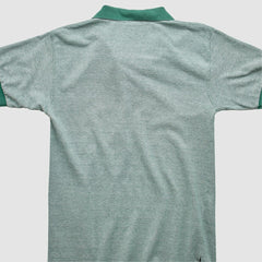 Green Bay Packers Majestic 90s Polo Heather Gray Vintage