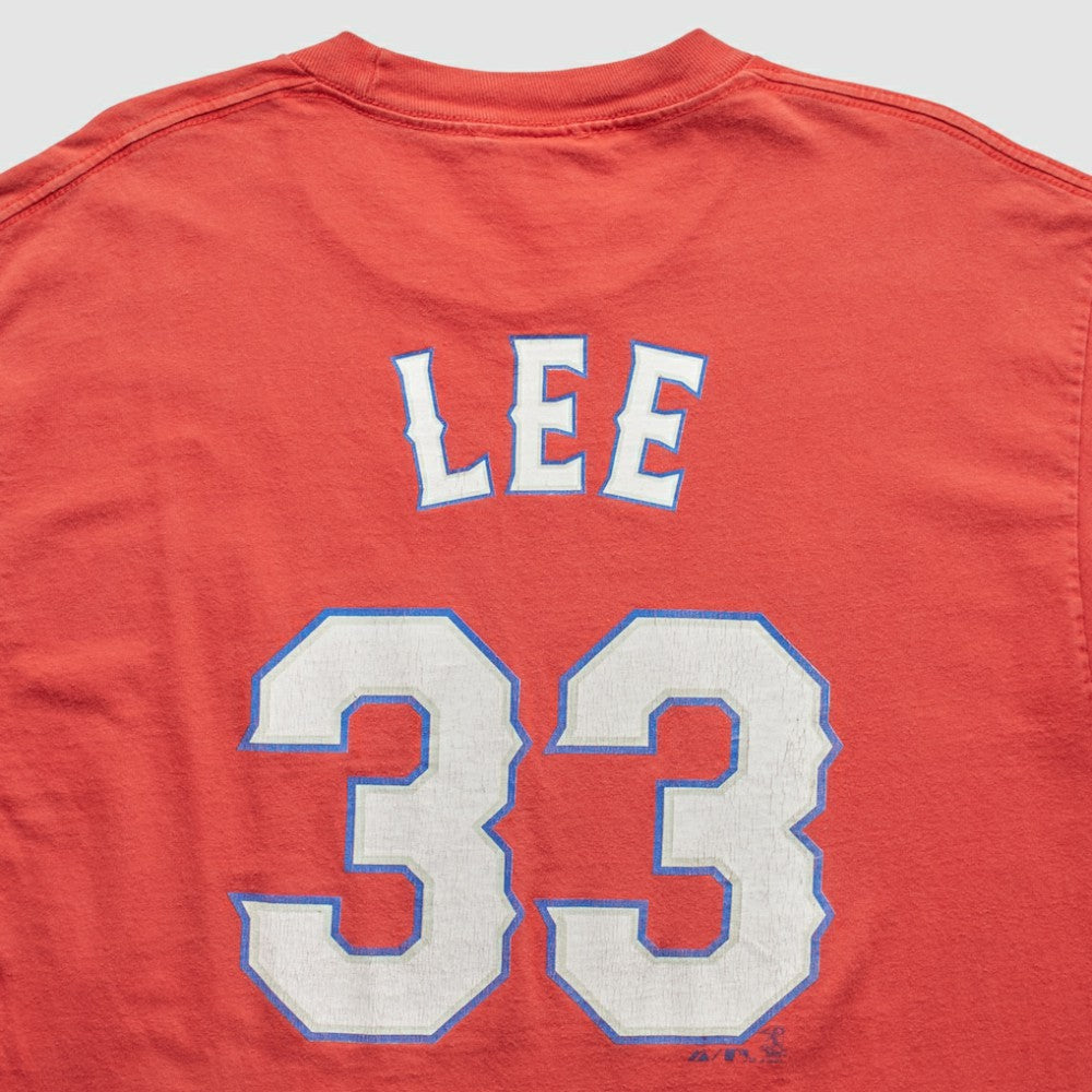Texas Rangers Majestic 2010 T-Shirt - Red - M by Fanatics Real Vintage T-shirts