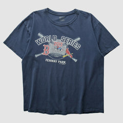 Boston Red Sox vs. St. Louis Cardinals 2013 T-Shirt - Navy - M by Fanatics Real Vintage T-shirts