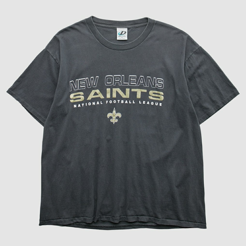New Orleans Saints Dynasty 2000s T-Shirt Black Vintage