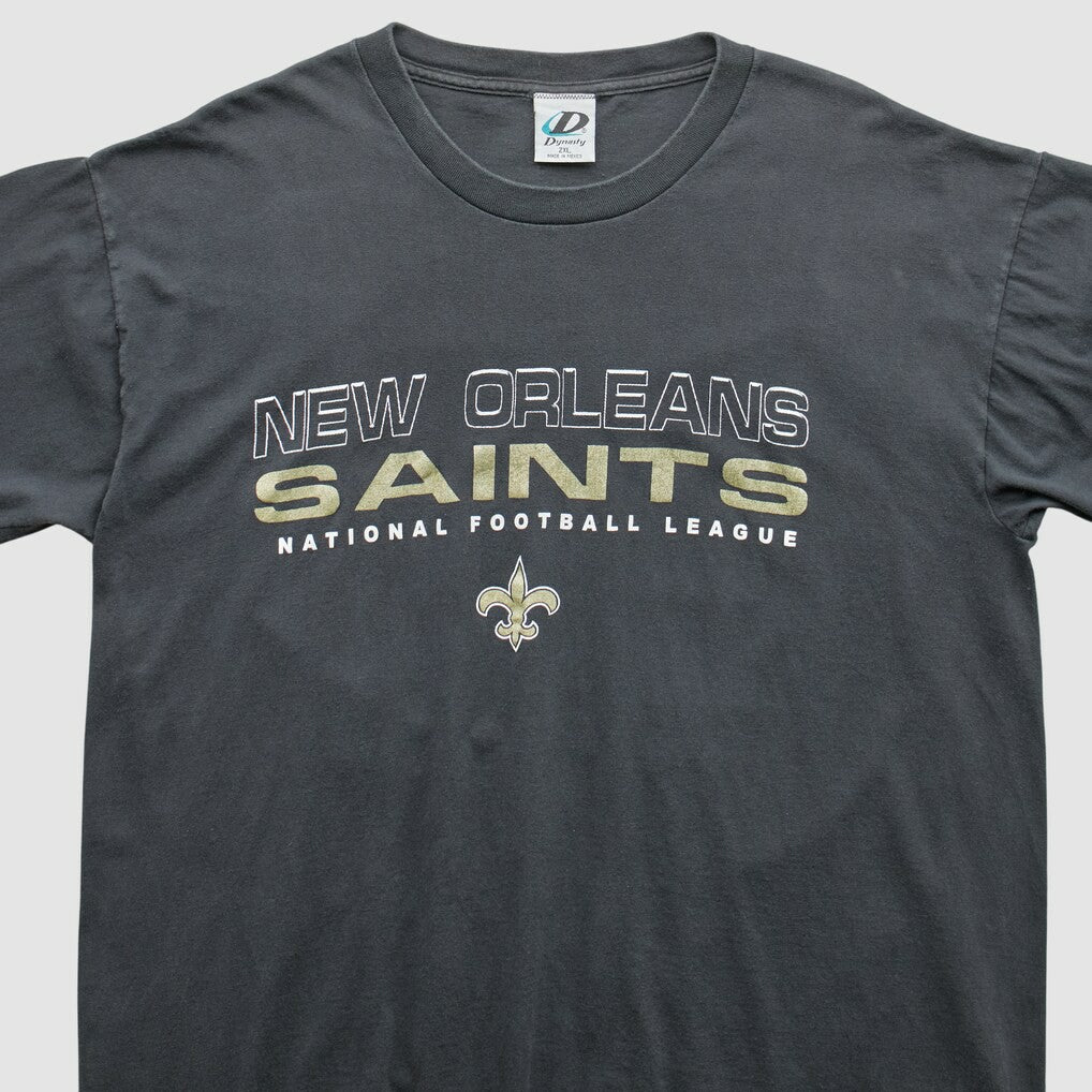 New Orleans Saints Dynasty 2000s T-Shirt Black Vintage
