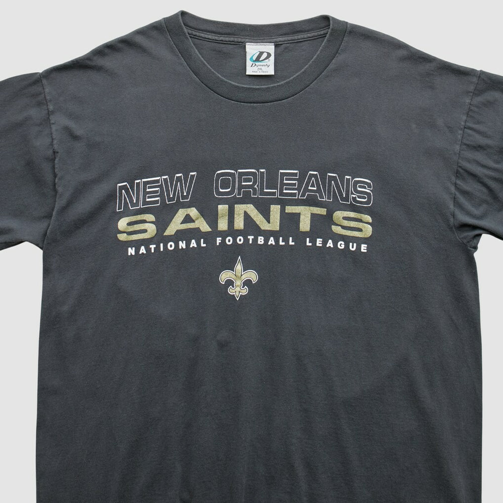 New Orleans Saints Dynasty 2000s T-Shirt Black Vintage