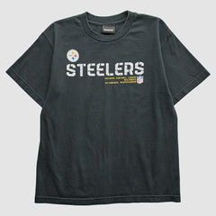 Pittsburgh Steelers Reebok 2000s T-Shirt Black Vintage