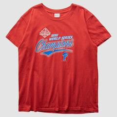 Philadelphia Phillies 2008 T-Shirt - Red - S by Fanatics Real Vintage T-shirts