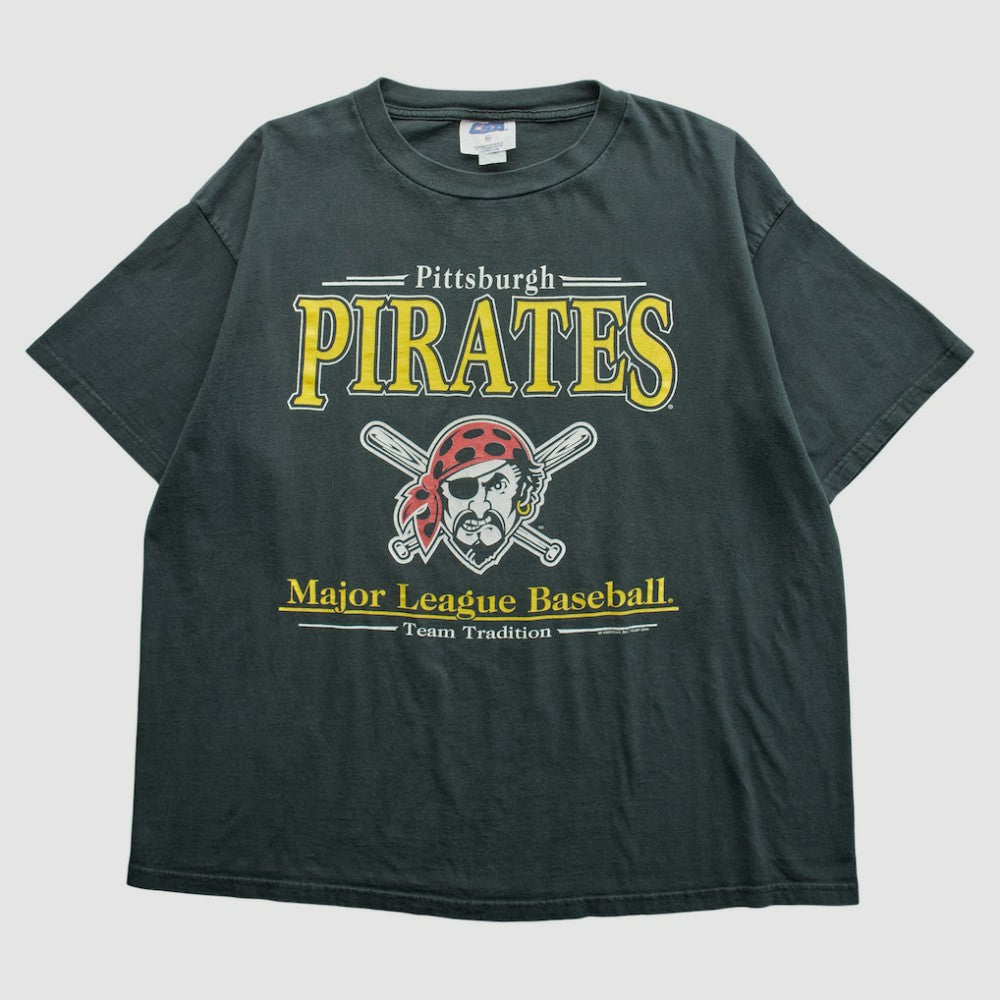 Pittsburgh Pirates CSA 2000 T-Shirt - Black - 2XL by Fanatics Real Vintage T-shirts