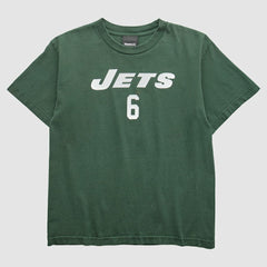 New York Jets Reebok 2010 T-Shirt Green Vintage