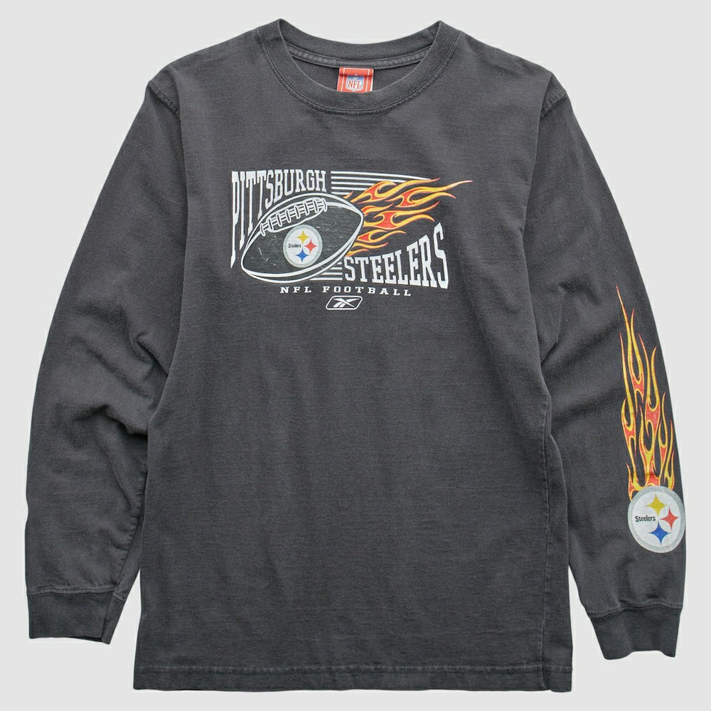 Pittsburgh Steelers NFL 2000s T-Shirt Gray Vintage