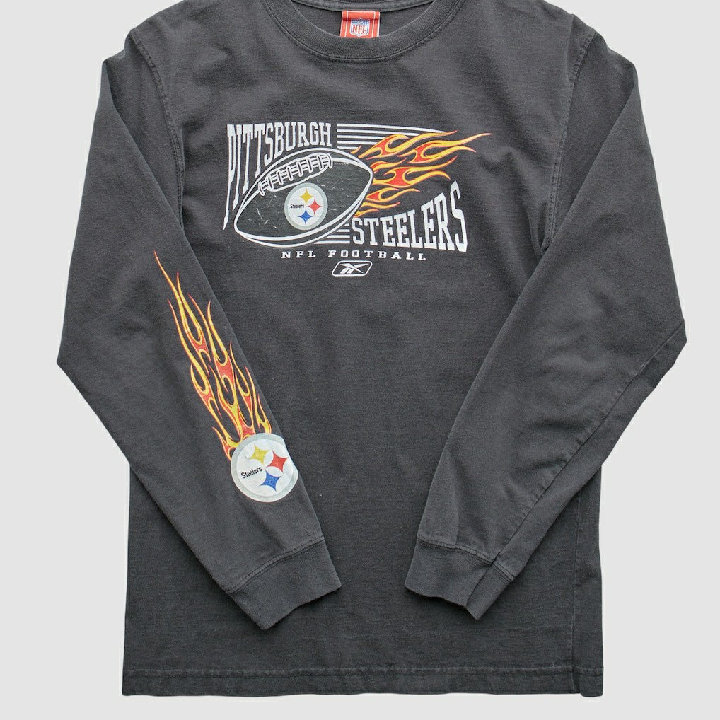 Pittsburgh Steelers NFL 2000s T-Shirt Gray Vintage