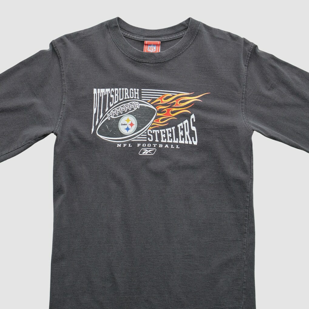 Pittsburgh Steelers NFL 2000s T-Shirt Gray Vintage