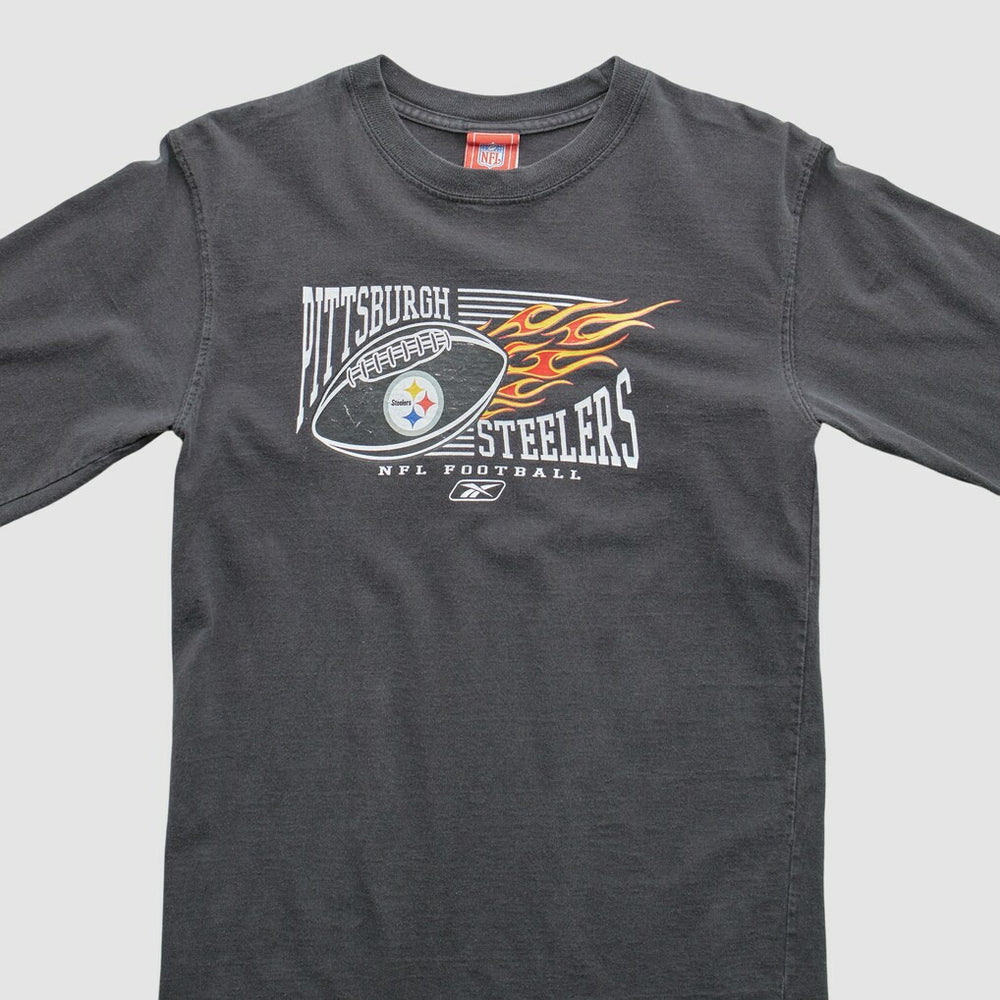 Pittsburgh Steelers NFL 2000s T-Shirt Gray Vintage
