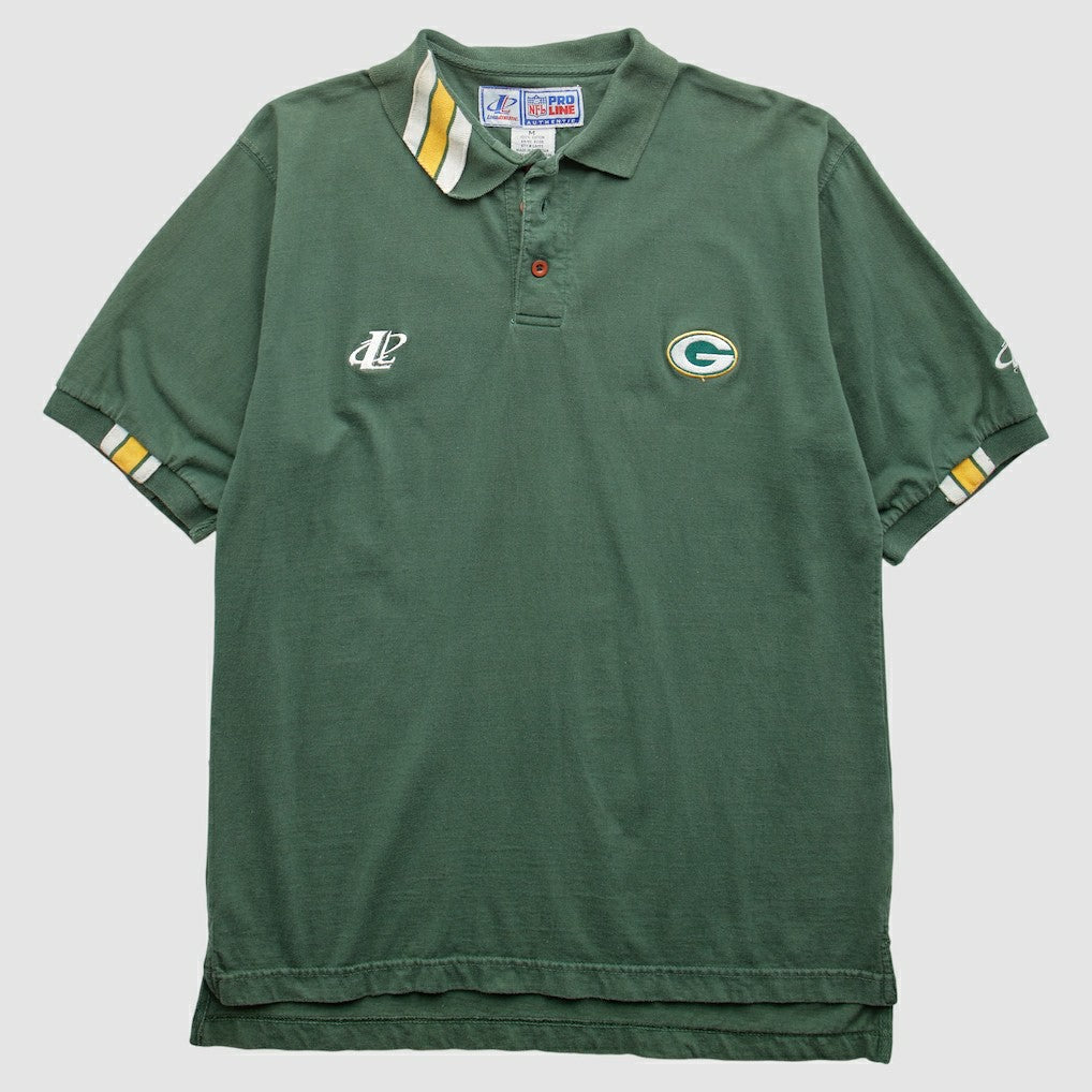 Green Bay Packers Logo Athletic 90s T-Shirt Green Vintage