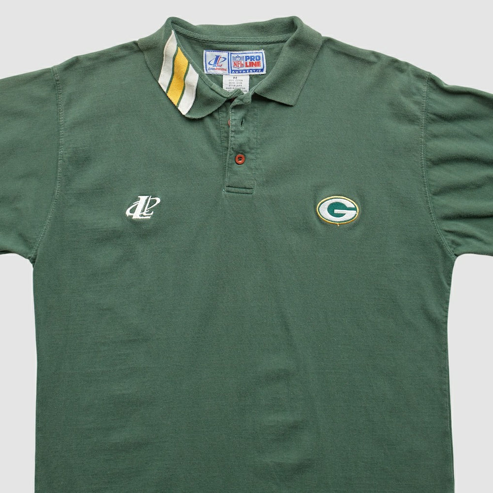 Green Bay Packers Logo Athletic 90s T-Shirt Green Vintage