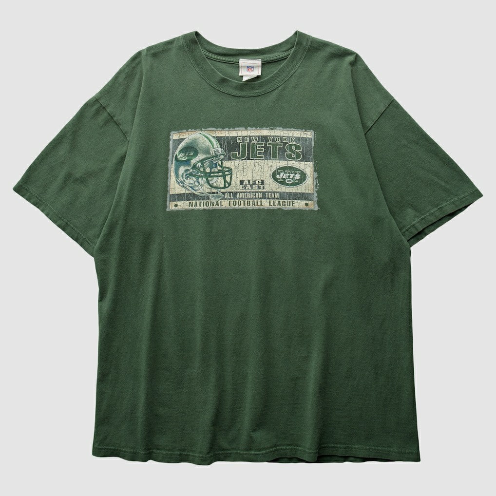 New York Jets NFL 2000s T-Shirt Green Vintage