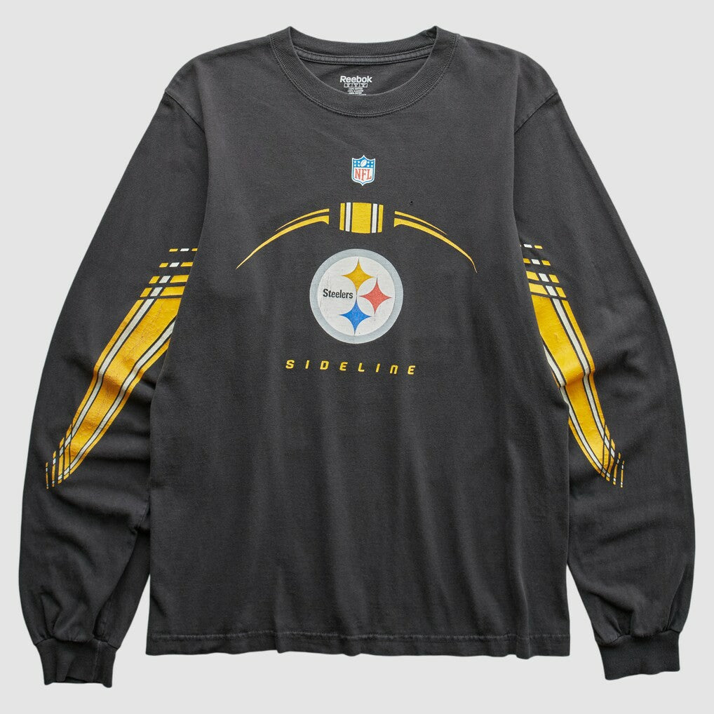 Pittsburgh Steelers Reebok 2000s T-Shirt Black Vintage
